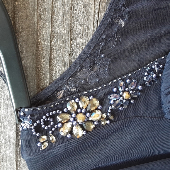 Adrianna Papell Occasions blue formal dress size 6 - Picture 15 of 16